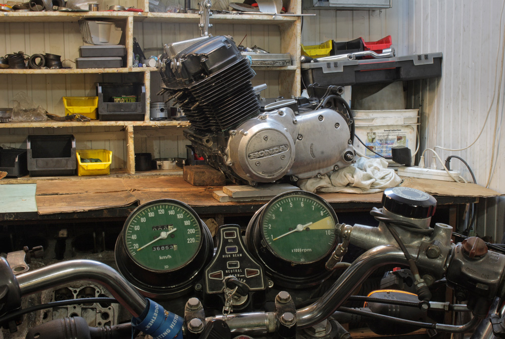 Honda cb750 sohc engine rebuild