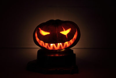Jack o'lantern pumpkin for Garage Halloween 