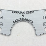 Kawasaki KZ650 cafe-racer. Top yoke and dashboard. Part 3.