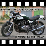 Zephyr 750 cafe-racer kit: 5 minutes installation video.