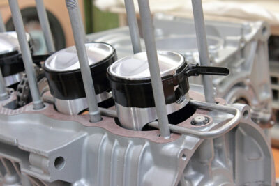 Kawasaki KZ650: Piston Ring Compressor and Piston Bases