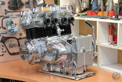 Kawasaki KZ650 custom rebuilt engine